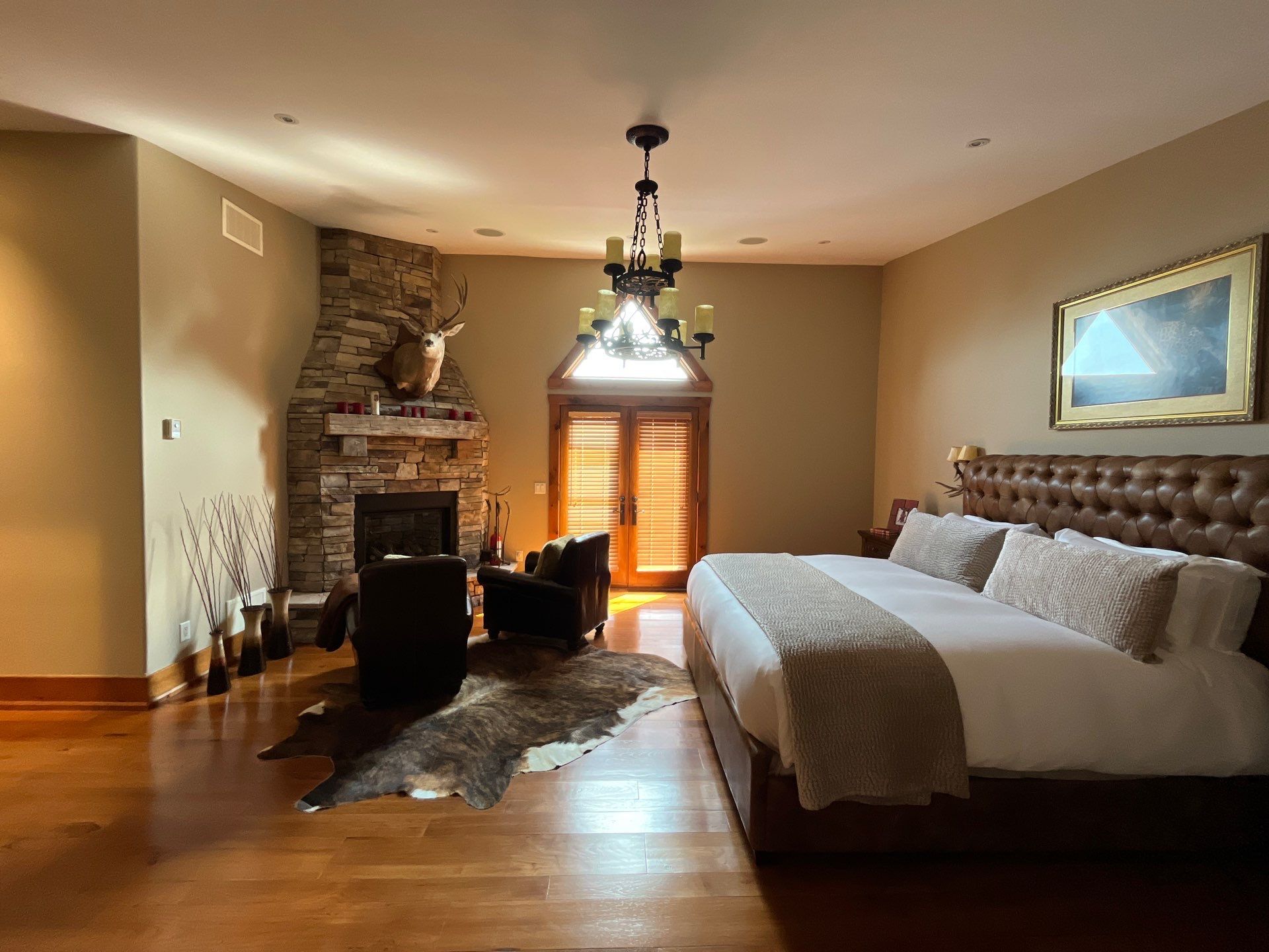 Freshly painted interior walls and trim in a Toronto-area home